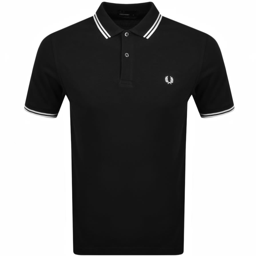 Alternative Image for ProductFred Perry Twin Tipped Polo T Shirt Black1